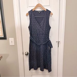 EUC organic blue Toad&Co dress – medium